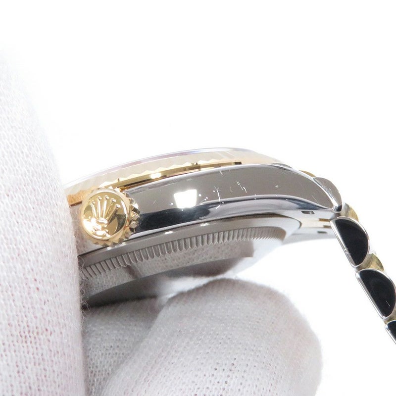 ロレックス デイトジャスト2 36 126233 ランダムシリアル ルーレット ROLEX 腕時計 黒文字盤 10Pダイヤ