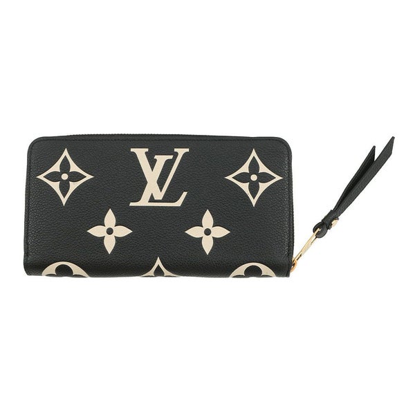 ルイヴィトン 長財布 モノグラム・アンプラント ジッピー・ウォレット M80481 LOUIS VUITTON 黒 ブラック ラウンドファスナー