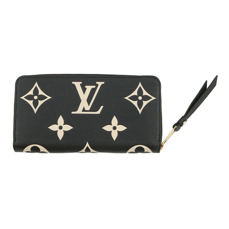ルイヴィトン 長財布 モノグラム・アンプラント ジッピー・ウォレット M80481 LOUIS VUITTON 黒 ブラック ラウンドファスナー