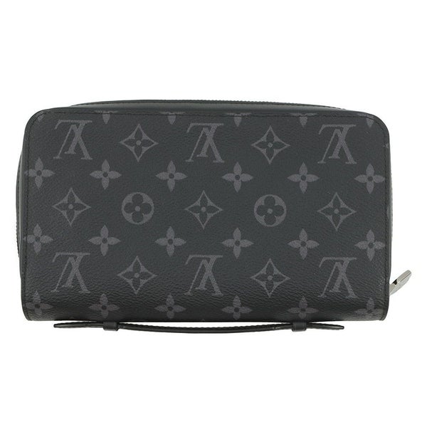 ルイヴィトン 長財布 モノグラム・エクリプス ジッピーXL M61698 LOUIS VUITTON ヴィトン 財布 メンズ 黒 ブラック