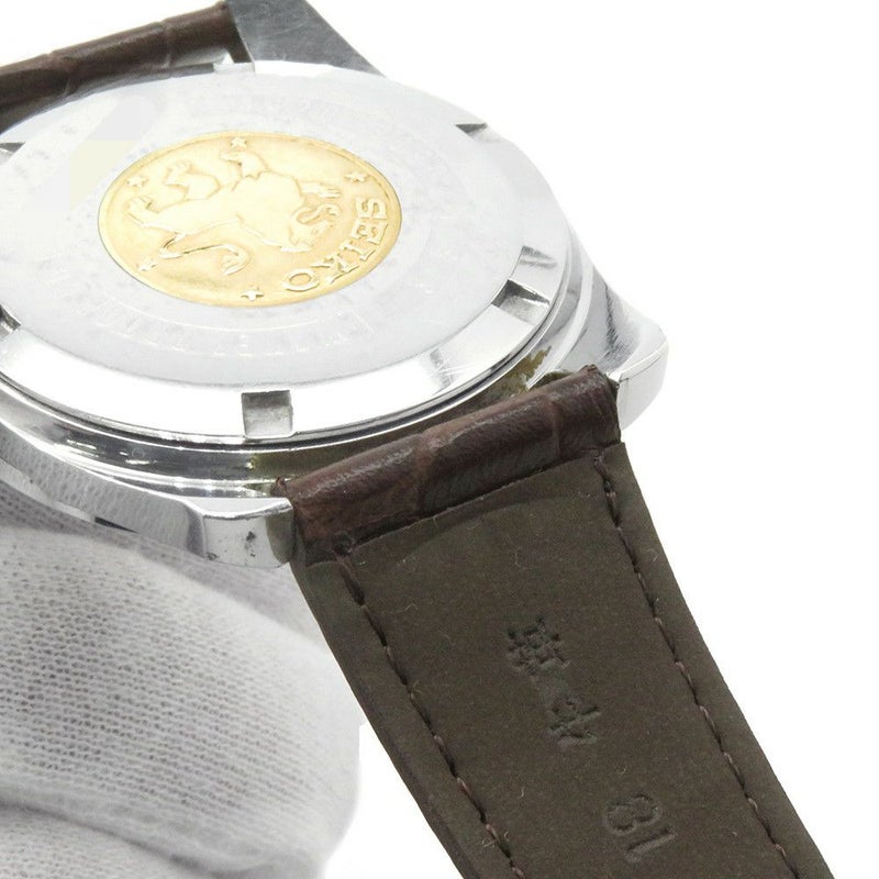 セイコー キングセイコー クロノメーター 後期型 ライオンメダリオン 4420-9990 SEIKO 腕時計 シルバー文字盤