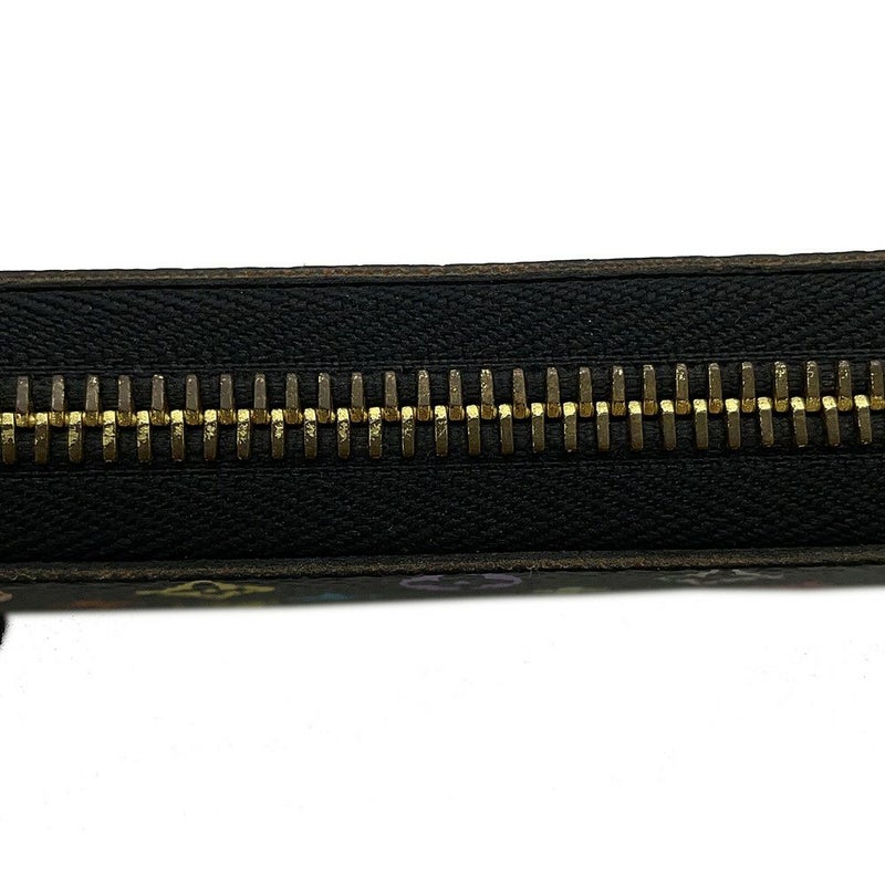 ルイヴィトン モノグラム・マルチカラー LV × TM ジッピー・ウォレット M60244 LOUIS VUITTON 村上隆 黒 ブラック