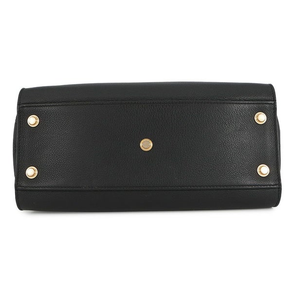 ルイヴィトン ハンドバッグ カーフレザー/モノグラム・マヒナ オンマイサイドGM M22225 LOUIS VUITTON ヴィトン 黒 ブラック