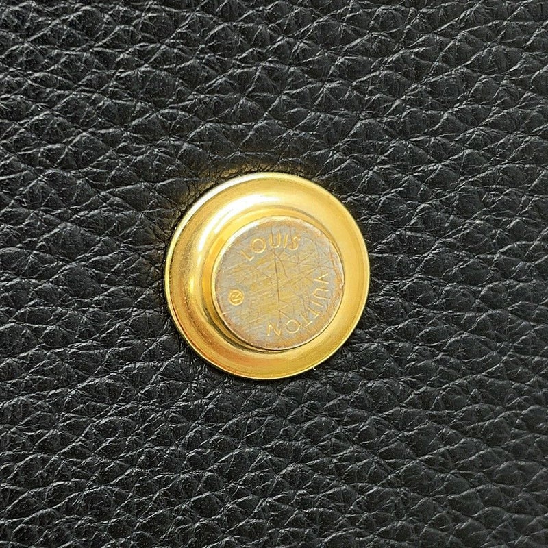 ルイヴィトン ハンドバッグ カーフレザー/モノグラム・マヒナ オンマイサイドGM M22225 LOUIS VUITTON ヴィトン 黒 ブラック