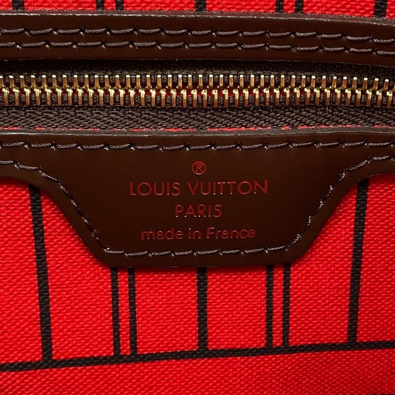 ルイヴィトン トートバッグ ダミエ・エベヌ ネヴァーフルMM ポーチ付き N41358 LOUIS VUITTON ヴィトン バッグ