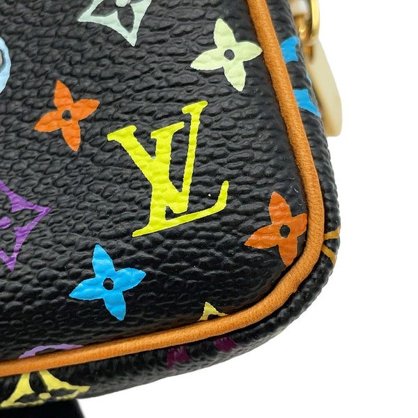 ルイヴィトン ポーチ モノグラム・マルチカラー LV × TM トゥルース・ワピティ M58034 LOUIS VUITTON 小物入れ 村上隆