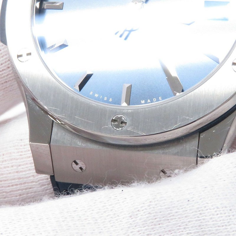 ウブロ クラシックフュージョン チタニウム ブルー 511.NX.7170.LR HUBLOT 腕時計 ブルー文字盤