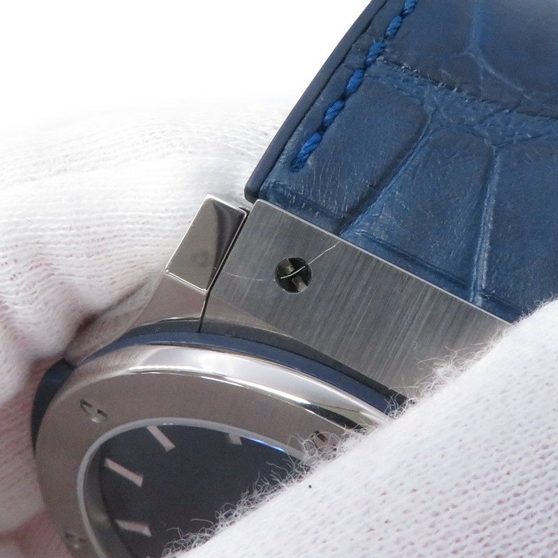 ウブロ クラシックフュージョン チタニウム ブルー 511.NX.7170.LR HUBLOT 腕時計 ブルー文字盤