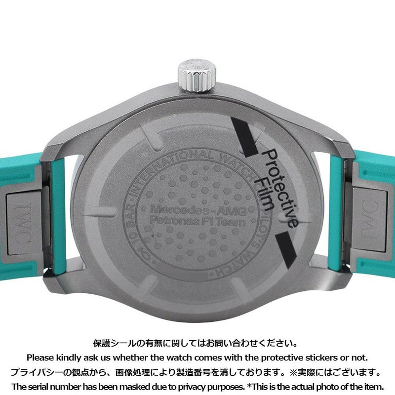 IWC パイロット・ウォッチ・マークXX メルセデスAMG ペトロナス IW328210 腕時計 黒文字盤