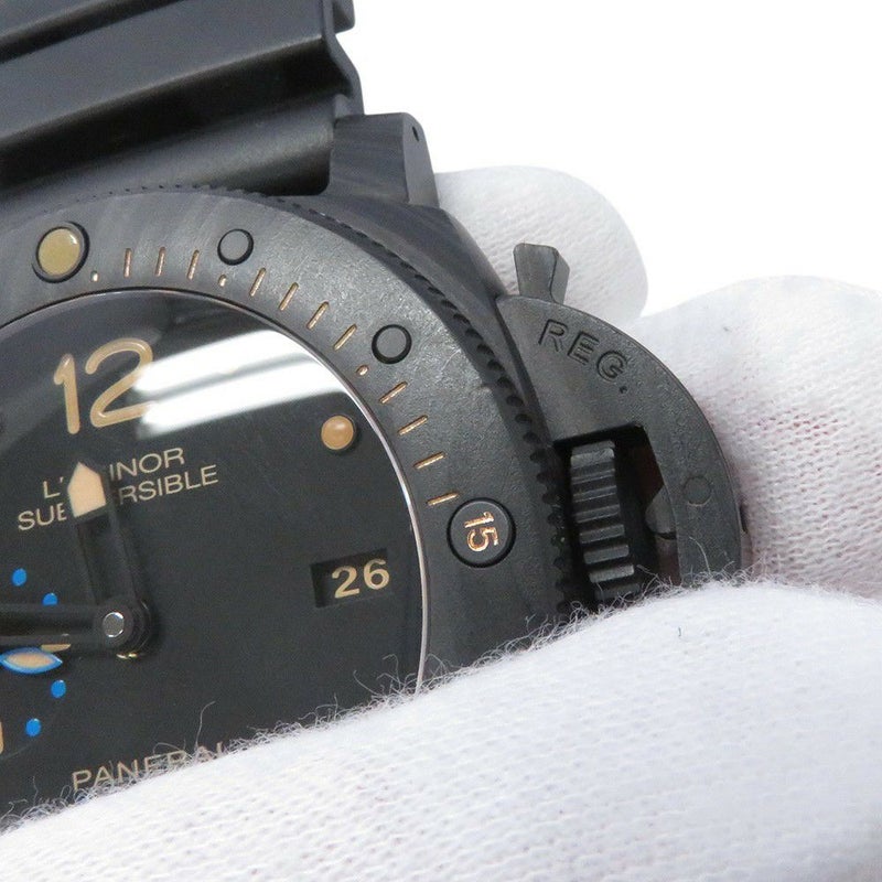 パネライ ルミノール サブマーシブル 1950 カーボテック 3デイズ PAM00616 PANERAI 腕時計 黒文字盤