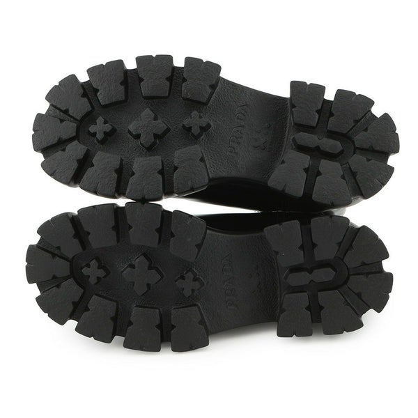 プラダ ブーツ モノリス サイドゴア アンクルブーツ レディースサイズ35 1/2 1T725L PRADA 靴 黒