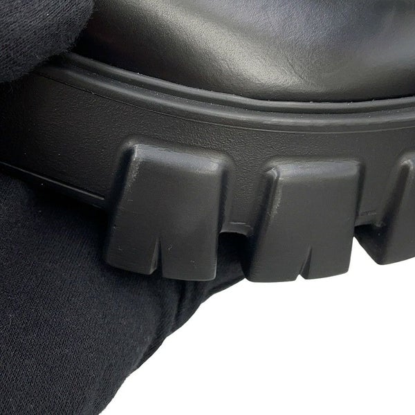 プラダ ブーツ モノリス サイドゴア アンクルブーツ レディースサイズ35 1/2 1T725L PRADA 靴 黒