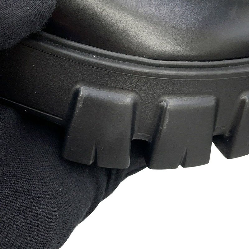 プラダ ブーツ モノリス サイドゴア アンクルブーツ レディースサイズ35 1/2 1T725L PRADA 靴 黒