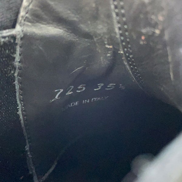 プラダ ブーツ モノリス サイドゴア アンクルブーツ レディースサイズ35 1/2 1T725L PRADA 靴 黒