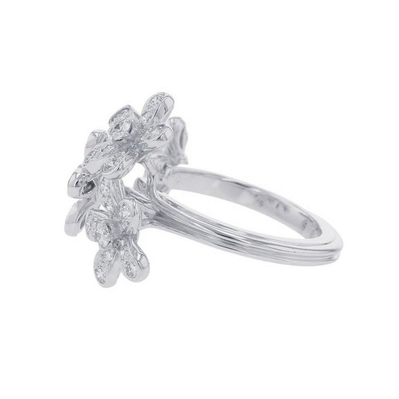 ヴァンクリーフ&アーペル リング ソクラテス アントレ レ ドア リング ダイヤモンド 44P 0.88ct K18WG サイズ48 VCARB14500 指輪