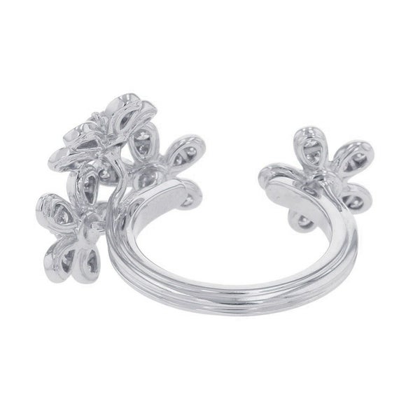 ヴァンクリーフ&アーペル リング ソクラテス アントレ レ ドア リング ダイヤモンド 44P 0.88ct K18WG サイズ48 VCARB14500 指輪