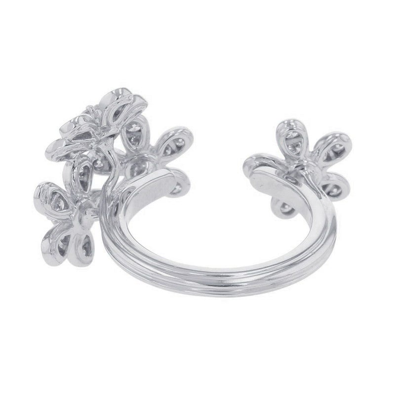 ヴァンクリーフ&アーペル リング ソクラテス アントレ レ ドア リング ダイヤモンド 44P 0.88ct K18WG サイズ48 VCARB14500 指輪