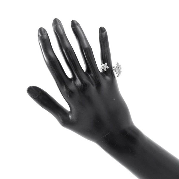 ヴァンクリーフ&アーペル リング ソクラテス アントレ レ ドア リング ダイヤモンド 44P 0.88ct K18WG サイズ48 VCARB14500 指輪