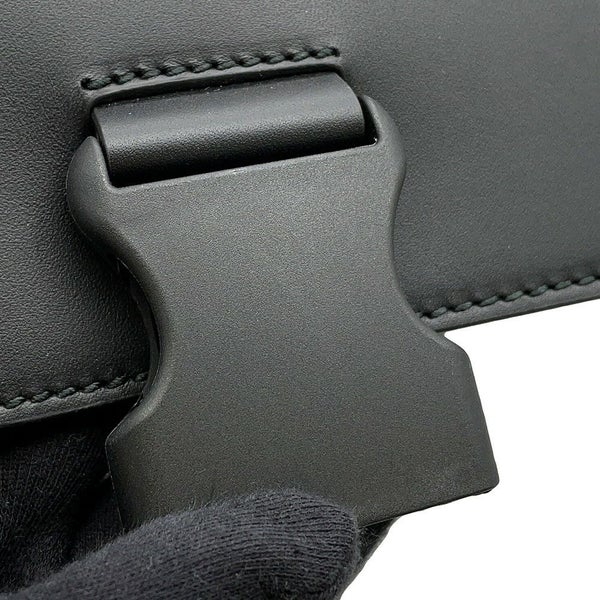 グッチ ショルダーバッグ GGスプリーム/レザー 406367 GUCCI メッセンジャーバッグ 黒