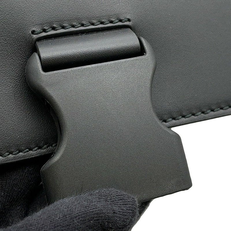 グッチ ショルダーバッグ GGスプリーム/レザー 406367 GUCCI メッセンジャーバッグ 黒