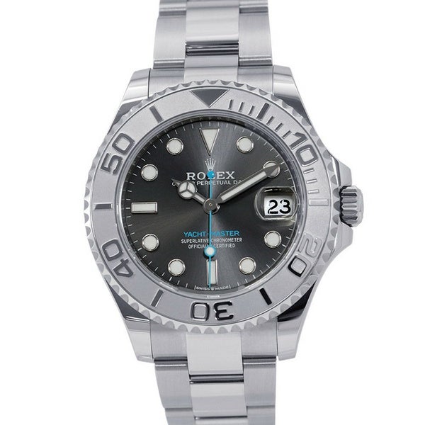 ロレックス ヨットマスター ダークロジウム SSランダムシリアル ルーレット 268622 ROLEX 腕時計 スレート文字盤