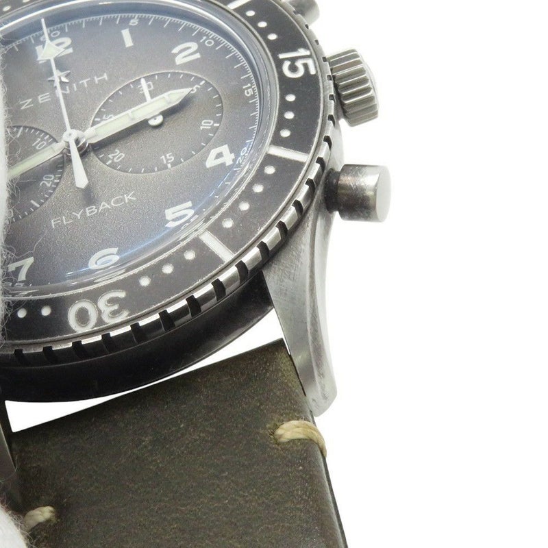 ゼニス パイロット クロノメトロ TIPO CPー2フライバック 11.2240.405/21.C773 ZENITH 腕時計 グレー文字盤