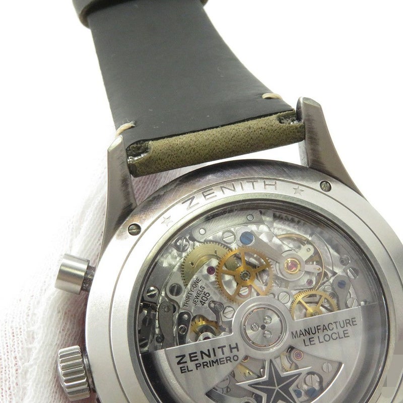 ゼニス パイロット クロノメトロ TIPO CPー2フライバック 11.2240.405/21.C773 ZENITH 腕時計 グレー文字盤