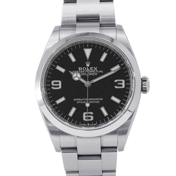 ロレックス エクスプローラー1 ランダムシリアル ルーレット 124270 ROLEX 腕時計 ウォッチ 黒文字盤