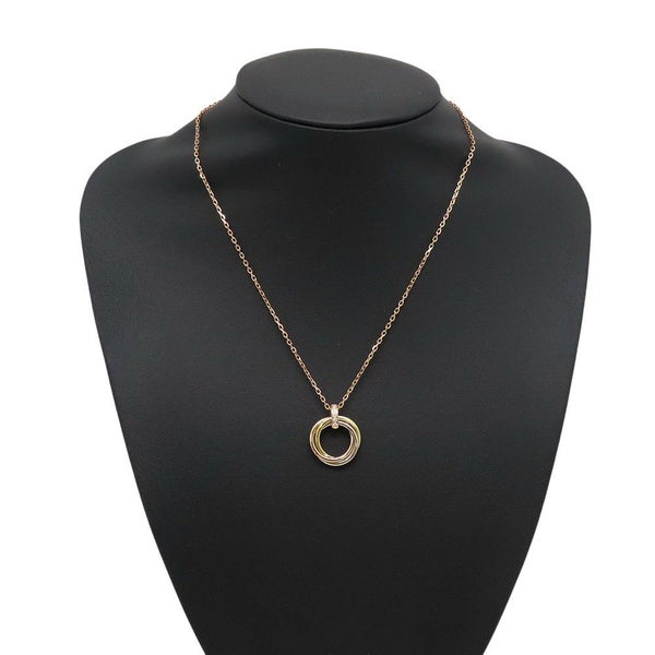 カルティエ ネックレス トリニティ ダイヤモンド 5P K18PG/K18YG/K18WG B7058700 Cartier ペンダント