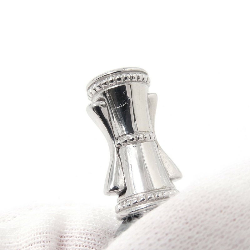 タサキ ネックレス グラデーション イヤリングセット 黒真珠 パール/ダイヤモンド 1P 0.01ct K18WGホワイトゴールド TASAKI