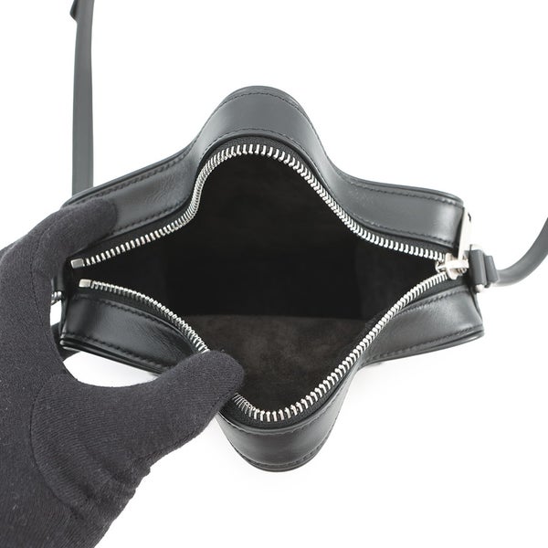 セリーヌ ショルダーバッグ ロゴ エトワール 星型 スムースカーフレザー 198763 CELINE 黒