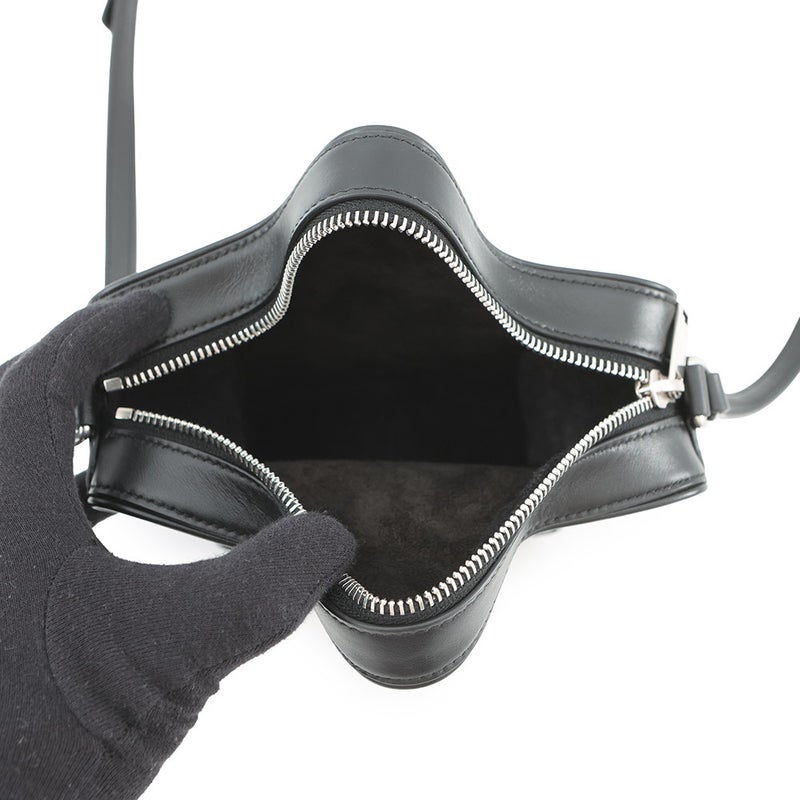 セリーヌ ショルダーバッグ ロゴ エトワール 星型 スムースカーフレザー 198763 CELINE 黒