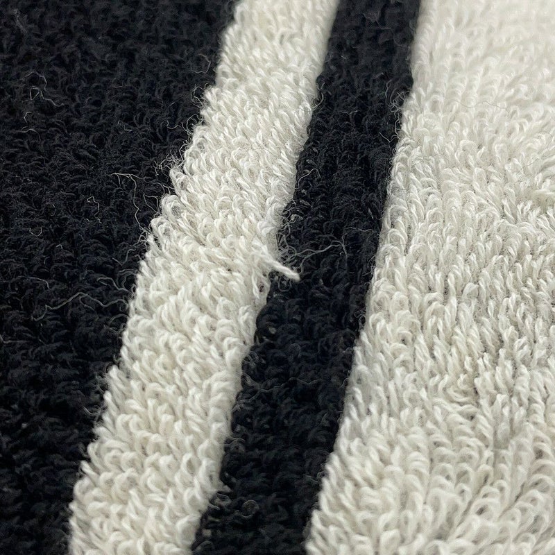 サンローランパリ トートバッグ リヴ・ゴーシュ RIVE GAUCHE タオルトート 735067 SAINT LAURENT PARIS 黒 白