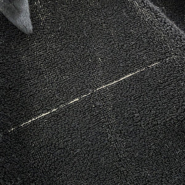 サンローランパリ トートバッグ リヴ・ゴーシュ RIVE GAUCHE タオルトート 735067 SAINT LAURENT PARIS 黒 白