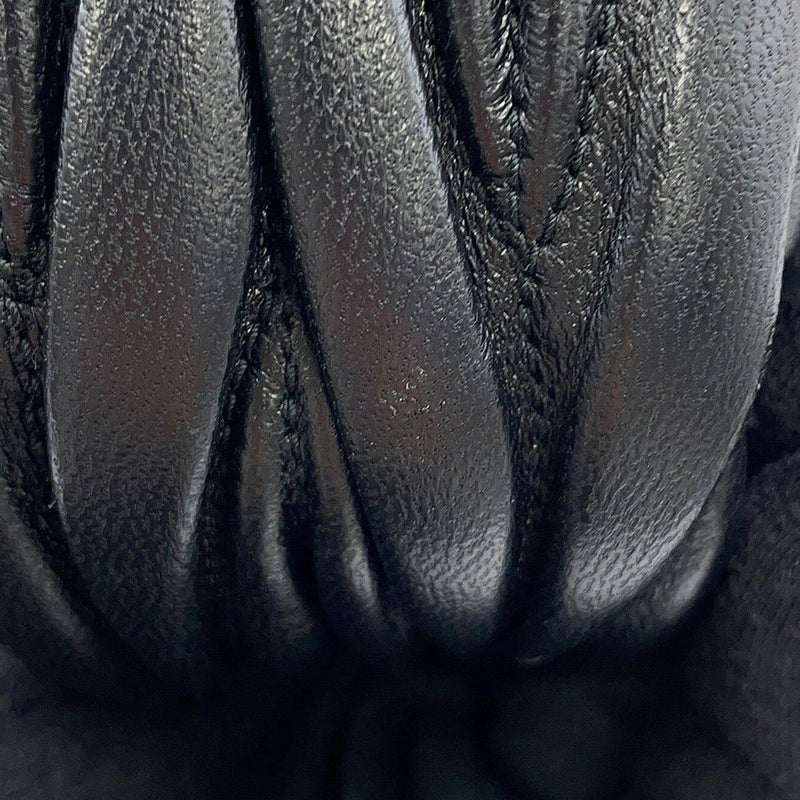 ミュウミュウ ハンドバッグ マテラッセ ワンダー ホーボーバッグ レザー 5BC125 MIUMIU 2way 黒