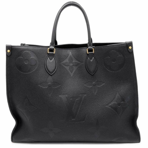 ルイヴィトン トートバッグ モノグラム・アンプラント オンザゴーGM M44925 LOUIS VUITTON 2way 黒 ブラック