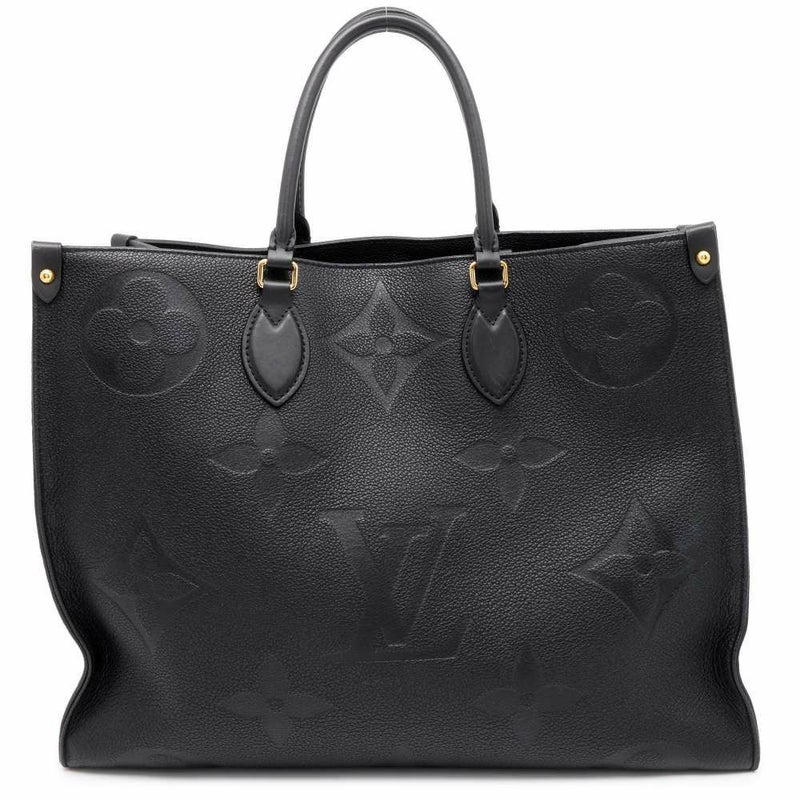 ルイヴィトン トートバッグ モノグラム・アンプラント オンザゴーGM M44925 LOUIS VUITTON 2way 黒 ブラック