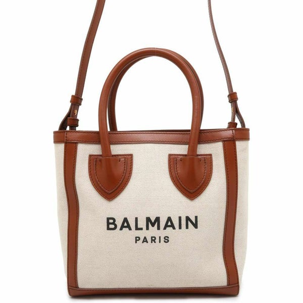 バルマン ハンドバッグ キャンバス VN0FA640 BALMAIN 2wayショルダーバッグ トートバッグ