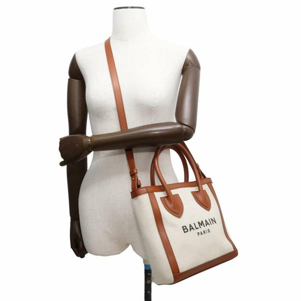 バルマン ハンドバッグ キャンバス VN0FA640 BALMAIN 2wayショルダーバッグ トートバッグ