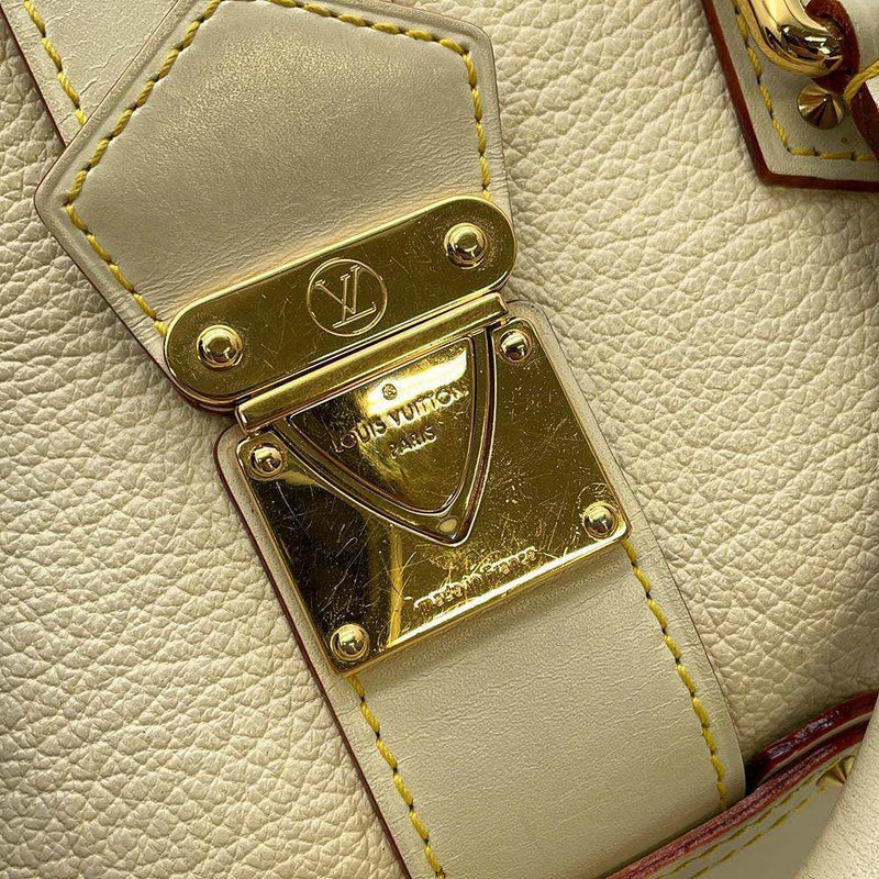 ルイヴィトン ハンドバッグ エパヌイ レザー M91850 LOUIS VUITTON バッグ 白