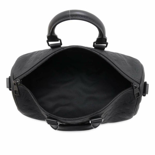 ルイヴィトン ハンドバッグ モノグラム・トリヨン キーポル・バンドリエール35 M22765 2wayショルダー ブラック 黒