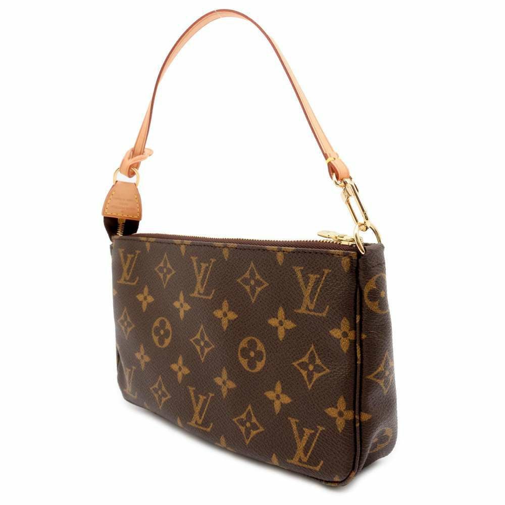 ルイヴィトン M51980 ハンドバッグ ブラウン  LOUIS VUITTON Pochette Accessoires モノグラム Louis Vuitton Monogram Pochette Accessoires Pouch Hand Bag M51980