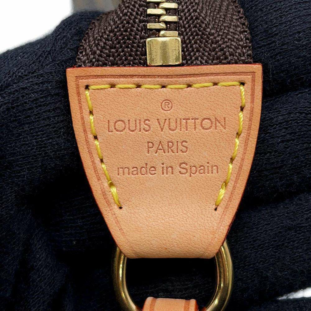 ルイヴィトン LOUIS VUITTON ポーチ モノグラム アクセソワール アクセサリーポーチ ポシェット ハンドバッグ M51980 ブラウン LOUIS VUITTON（ルイ・ヴィトン） 良品 モノグラム ポシェット アクセ