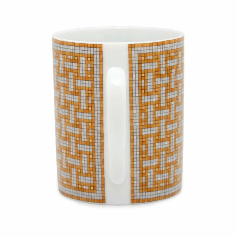 エルメス マグカップ モザイク24 ヴァンキャトル プラチナ シングル 300ml HERMES 幾何学模様