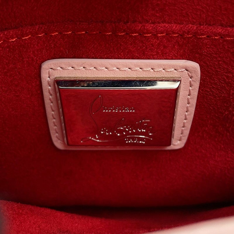 クリスチャン・ルブタン チェーンショルダーバッグ スパイクスタッズ トリルビ スモール カーフレザー Christian Louboutin