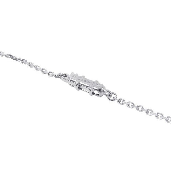 カルティエ ネックレス Cハート ネックレス ダイヤモンド K18WGホワイトゴールド B7008300 Cartier ペンダント