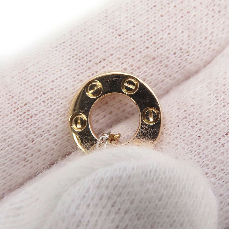 カルティエ ネックレス LOVE ネックレス ダイヤモンド 6P 計0.01ct K18PG/K18WG B7219700 ラブサークル スリーフープ ペンダント