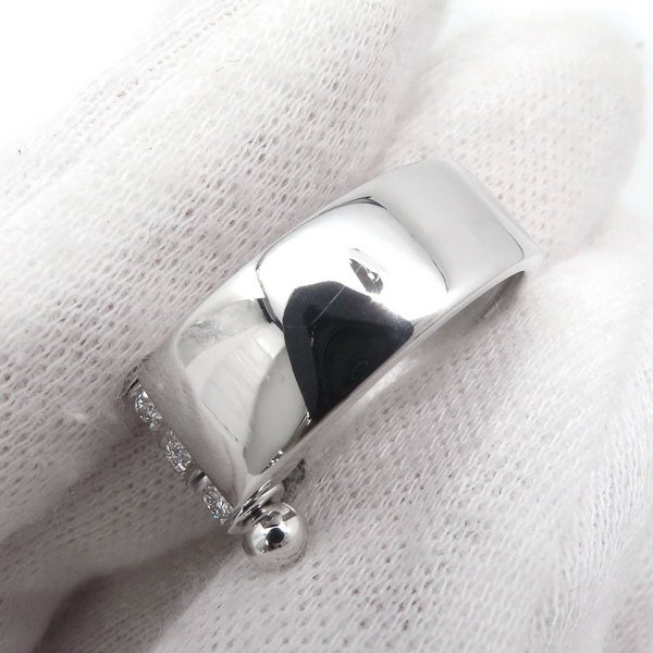 フレッド リング フォース10 ラージモデル ダイヤモンド 49P 計0.49ct K18WGホワイトゴールド サイズ52 4B0352 指輪