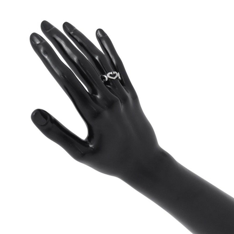 カルティエ リング Cハート リング ダイヤモンド K18WGホワイトゴールド サイズ51 B4041500 Cartier 指輪