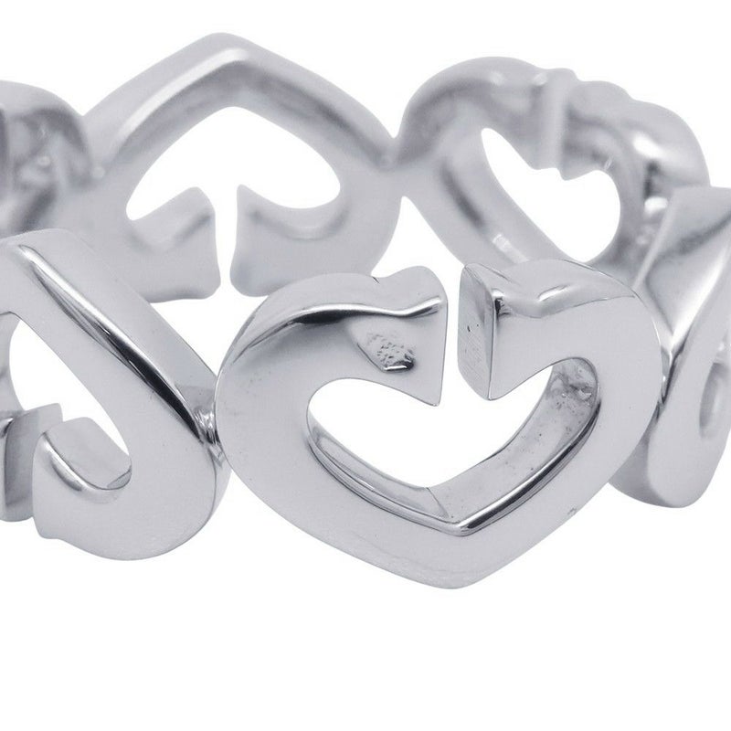 カルティエ リング Cハート リング ダイヤモンド K18WGホワイトゴールド サイズ51 B4041500 Cartier 指輪